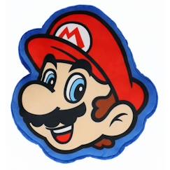 Linge de maison et décoration-Coussin 3D Mario - SUPER MARIO - 100% Polyester - Bleu