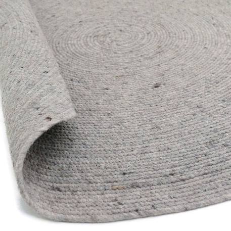 Tapis Coton Neethu Grey par Nattiot - Ø 110 cm - Gris - Ø 110 cm GRIS 4 - vertbaudet enfant 