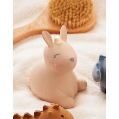 Jouet-Premier âge-Jouets de bain-Jouet de bain lapin avec hochet en caoutchouc naturel