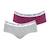 Boxers ATHENA Coton Ultra Doux Mûre-Gris chiné - Lot de 2 - Fille GRIS 1 - vertbaudet enfant 