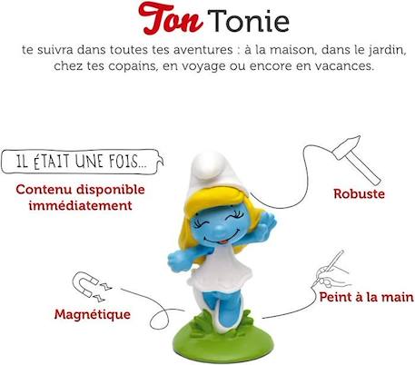 tonies - Figurine Tonie - Les Schtroumpfs - La grande Schtroumpfette - Figurine Audio pour Toniebox BLEU 2 - vertbaudet enfant 