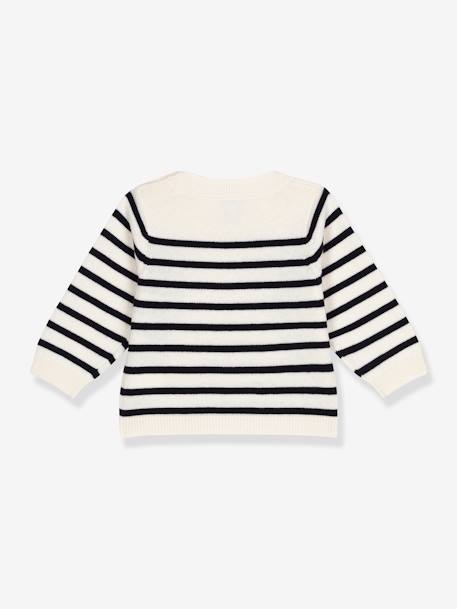 Pull en tricot PETIT BATEAU rayé bleu 2 - vertbaudet enfant 