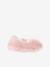 Chaussons ballerines esprit peluche élastiqués fille rose 3 - vertbaudet enfant 