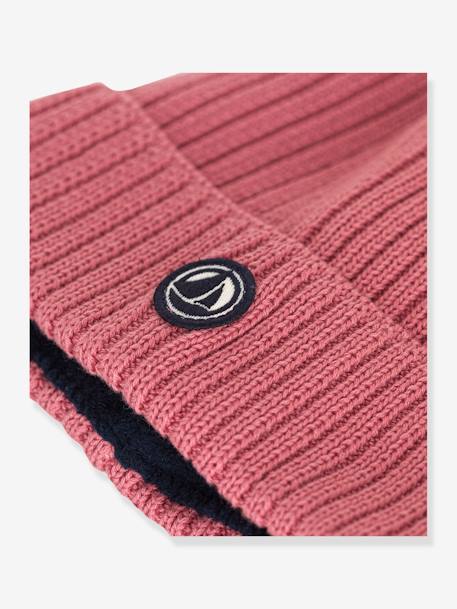 Bonnet doublé polaire PETIT BATEAU rose 2 - vertbaudet enfant 