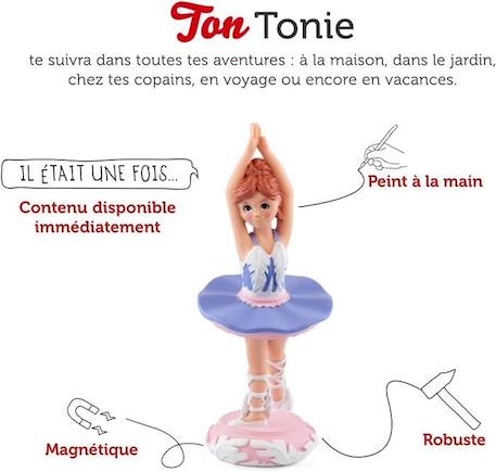 tonies - Figurine Tonie - Lucie, Petite danseuse - Figurine Audio pour Toniebox VIOLET 2 - vertbaudet enfant 