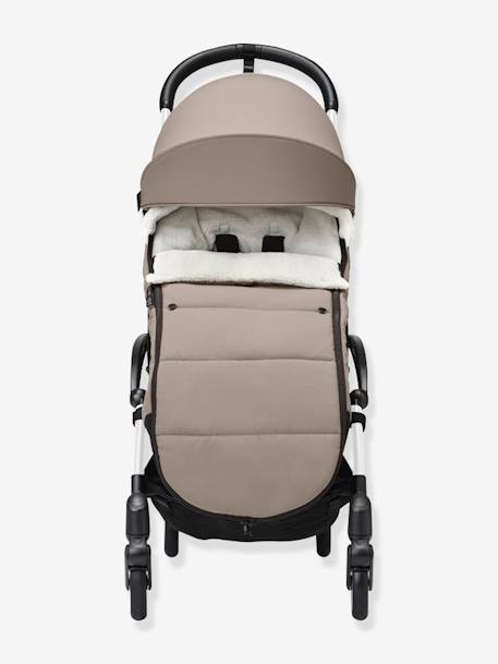 Chancelière sherpa POUSSETTE YOYO olive+taupe 8 - vertbaudet enfant 