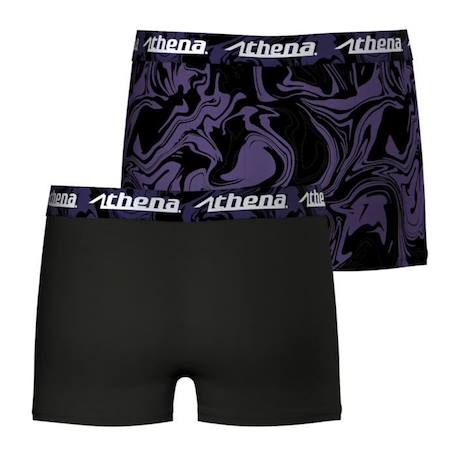 Lot de 2 boxers Print Box NOIR 3 - vertbaudet enfant 