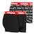 Lot de 2 boxers Sport - ATHENA - Microfibre - Noir - Garçon NOIR 2 - vertbaudet enfant 