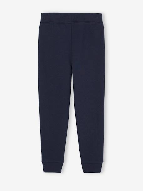 Pantalon de sport en molleton garçon GRIS ANTHRACITE CHINE+marine 6 - vertbaudet enfant 