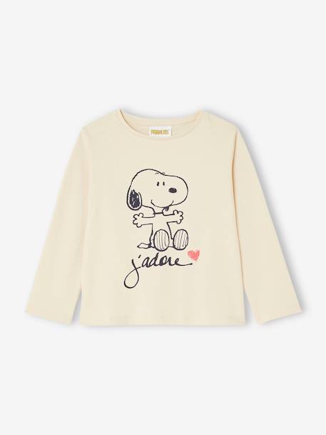 Pyjama fille  Snoopy Peanuts® vanille 3 - vertbaudet enfant 