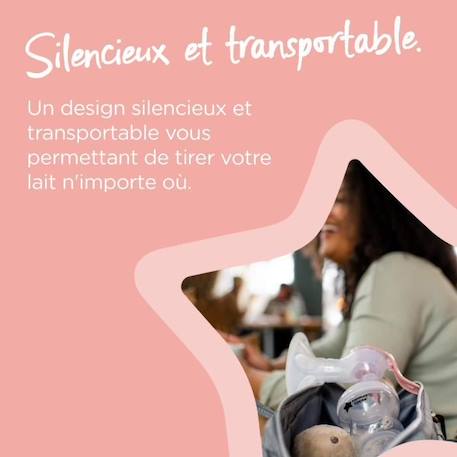 TOMMEE TIPPEE, Tire-lait électrique made for me, rechargeable par USB, silencieux et transportable, biberon inclus BLANC 5 - vertbaudet enfant 