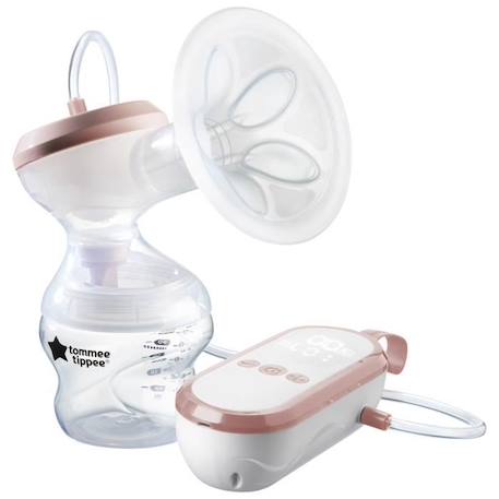 TOMMEE TIPPEE, Tire-lait électrique made for me, rechargeable par USB, silencieux et transportable, biberon inclus BLANC 1 - vertbaudet enfant 