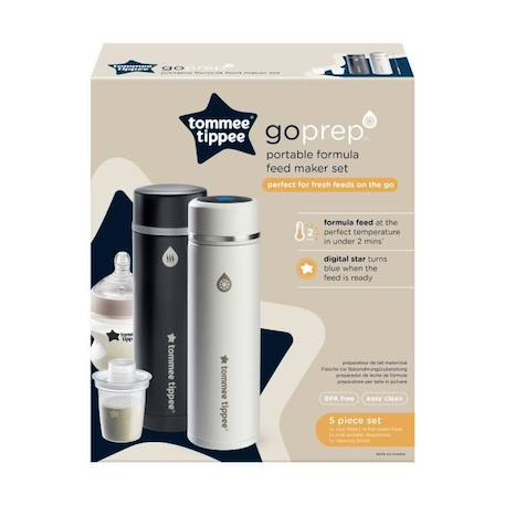 TOMMEE TIPPEE Goprep, kit de préparation de biberons en 2 minutes, thermos refroidisseur, écran LED NOIR 6 - vertbaudet enfant 