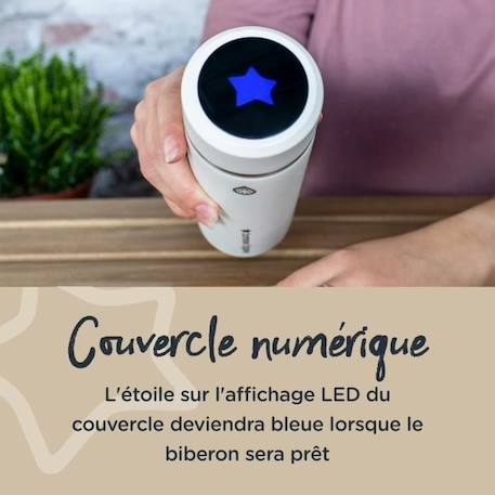 TOMMEE TIPPEE Goprep, kit de préparation de biberons en 2 minutes, thermos refroidisseur, écran LED NOIR 3 - vertbaudet enfant 