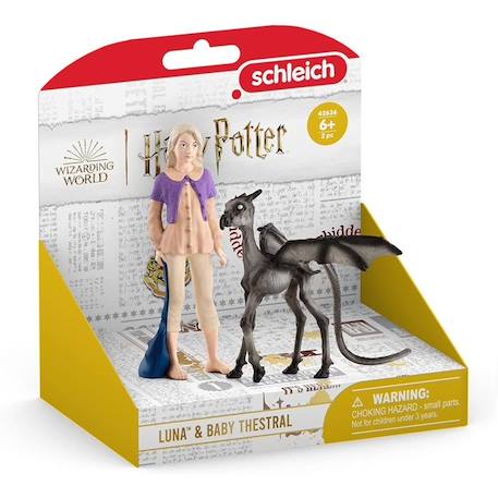 Luna et Bébé Sombral, Figurine de l'univers Harry Potter®, pour enfants dès 6 ans, 12 x 2 x 10 cm - schleich 42636 WIZARDING WORLD BLANC 3 - vertbaudet enfant 