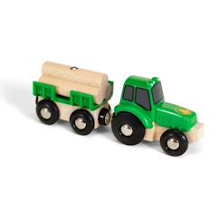 Jouet-Tracteur et Remorque BRIO World - Accessoire pour circuit de train en bois - Mixte dès 3 ans