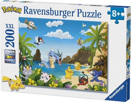 Puzzle 200 pièces XXL - Ravensburger - Attrapez-les tous ! - Pokémon - Dessins animés et BD - Garantie 2 ans BLEU 3 - vertbaudet enfant 