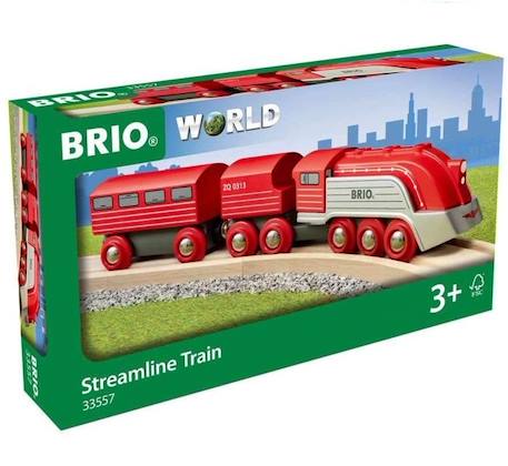 Brio World Train Aérodynamique - Accessoire Circuit de train en bois - Ravensburger - Mixte dès 3 ans - 33557 ORANGE 3 - vertbaudet enfant 