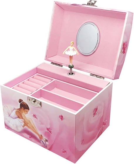 Boite à musique - TROUSSELIER - S90974 - Ballerine - Rose - Mixte - Enfant - 14x17x13 cm ROSE 3 - vertbaudet enfant 