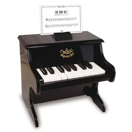 Piano en bois avec partitions NOIR 2 - vertbaudet enfant 