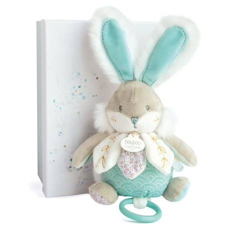 DOUDOU ET COMPAGNIE - Lapin de sucre - Boîte à musique - Vert - A partir de 4 ans - Mixte VERT 1 - vertbaudet enfant 