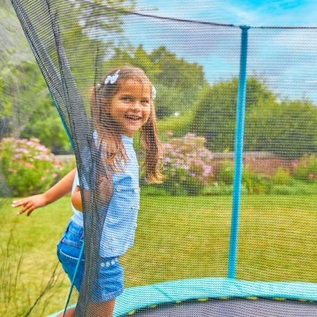 Trampoline Tp Toys Rond D305 Cm Avec Ouverture Igloo - Noir - Pour Enfant - Porte Igloo Brevetée NOIR 2 - vertbaudet enfant 