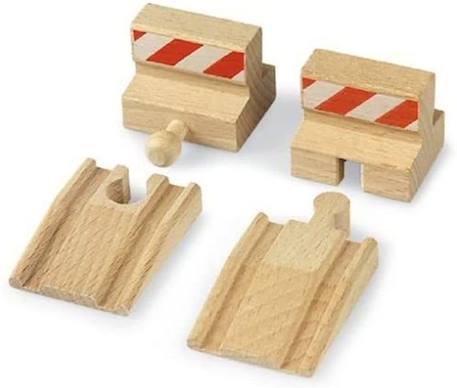 BRIO - Lot de 2 Rampes et 2 Butoirs - Mixte - à partir de 3 ans BEIGE 2 - vertbaudet enfant 