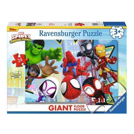 Puzzle géant - RAVENSBURGER - Spidey - 24 pièces - Marvel - Enfant MULTICOLORE 1 - vertbaudet enfant 