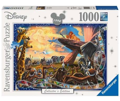 Puzzle 1000 pièces - RAVENSBURGER - Le Roi Lion - Dessins animés et BD - Jaune - Mixte JAUNE 2 - vertbaudet enfant 