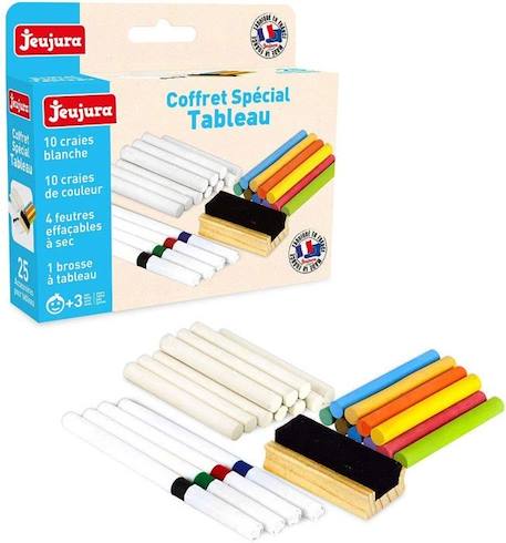 Lot Feutres et craies Coffret Spécial Tableau BLANC 3 - vertbaudet enfant 