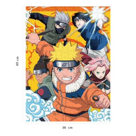 Nathan - Puzzle 250 pièces - Naruto à l'académie des ninjas JAUNE 4 - vertbaudet enfant 