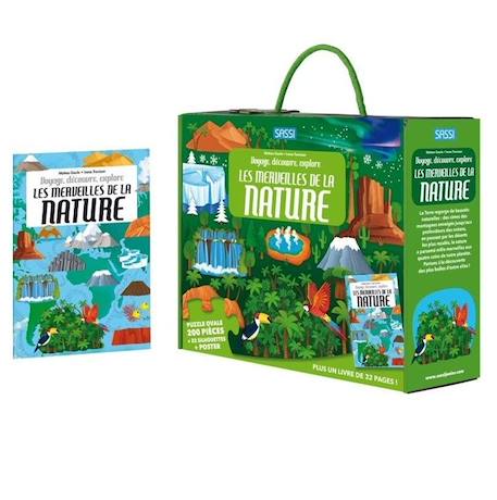 Sassi Junior - Voyage, découvre, explore - Merveilles de la Nature BLEU 2 - vertbaudet enfant 