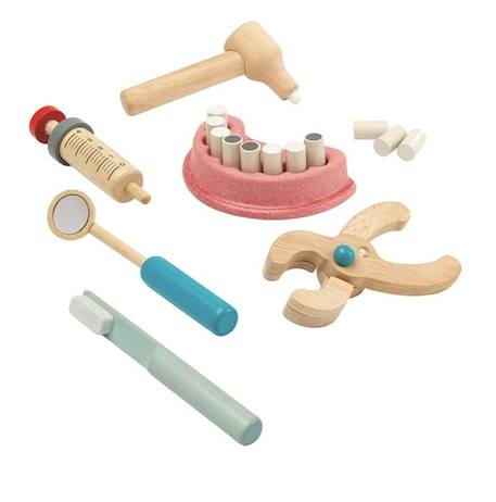 Trousse de dentiste PLAN TOYS pour enfants à partir de 3 ans BLEU 3 - vertbaudet enfant 