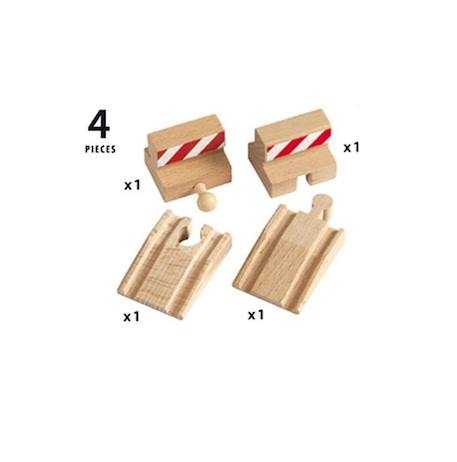 BRIO - Lot de 2 Rampes et 2 Butoirs - Mixte - à partir de 3 ans BEIGE 4 - vertbaudet enfant 