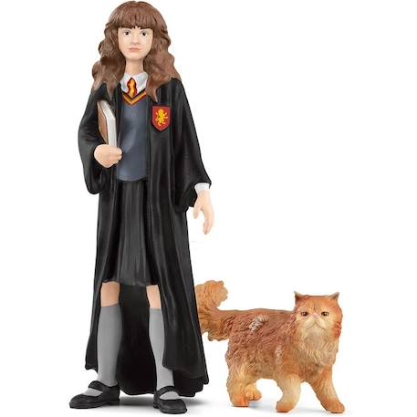 Hermione et Pattenrond, Figurine de l'univers Harry Potter®, pour enfants dès 6 ans, 3 x 3 x 10 cm - schleich 42635 WIZARDING BLANC 2 - vertbaudet enfant 