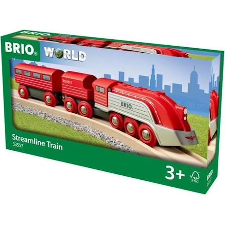 Brio World Train Aérodynamique - Accessoire Circuit de train en bois - Ravensburger - Mixte dès 3 ans - 33557 ORANGE 1 - vertbaudet enfant 