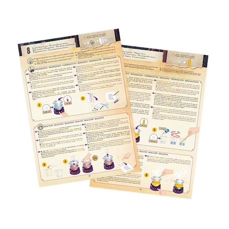 Kit de chimie des sorciers Buki - 30 expériences magiques - Effets lumineux et fumée - Dès 8 ans BLANC 4 - vertbaudet enfant 