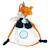 Doudou Renard - DOUDOU ET COMPAGNIE - Tiwipi - 23 cm - Plat - Mixte ORANGE 3 - vertbaudet enfant 