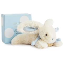 Doudou et Compagnie - Lapin Bonbon - Lapin Bonbon Bleu 20cm  - vertbaudet enfant