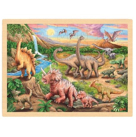 Goki - Puzzle La vallée des dinosaures - GOLLNEST & KIESEL BLANC 2 - vertbaudet enfant 