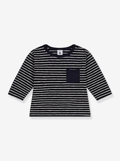 Tee-shirt manches longues en jersey fin bébé PETIT BATEAU  - vertbaudet enfant