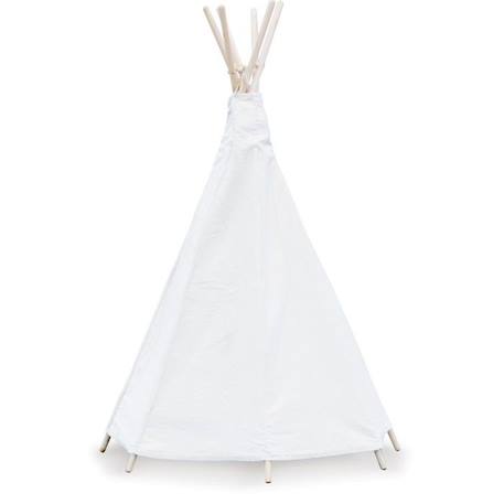 Tente tipi d'indien VILAC en toile denim écru pour enfant à monter soi-même BEIGE 3 - vertbaudet enfant 