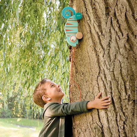 Jouet Eveil - JANOD - Tropik Caméléon à Tirer en Bois - Produit FSC TM - Dès 12 Mois VERT 3 - vertbaudet enfant 