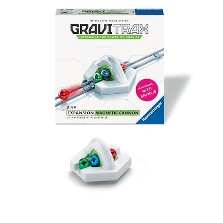 GraviTrax Bloc d'action Canon magnétique - Ravensburger - Circuit de billes créatif STEM BLANC 6 - vertbaudet enfant 