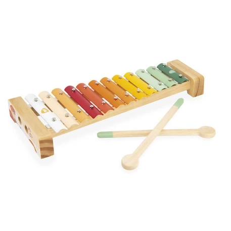 Xylophone en métal Sunshine - Janod - 12 tonalités - Jouet d'imitation - Dès 18 mois JAUNE 1 - vertbaudet enfant 