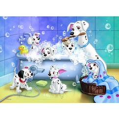 Jouet-Puzzle 60 p - NATHAN - Les 101 Dalmatiens - Blanc - Disney - Scène de vie