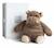 HISTOIRE D’OURS Hippo Assis Moyen Modèle 23 cm GRIS 2 - vertbaudet enfant 