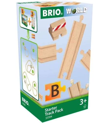 Coffret de Démarrage BRIO World - 13 Rails - Ravensburger - Mixte dès 3 ans MARRON 2 - vertbaudet enfant 