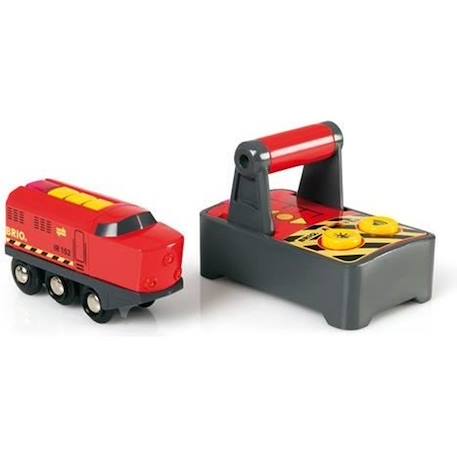 Train Express Radiocommandé - BRIO - Marche avant/arrière, stop, klaxon et phares - Garçon - 3 ans et plus ROUGE 1 - vertbaudet enfant 