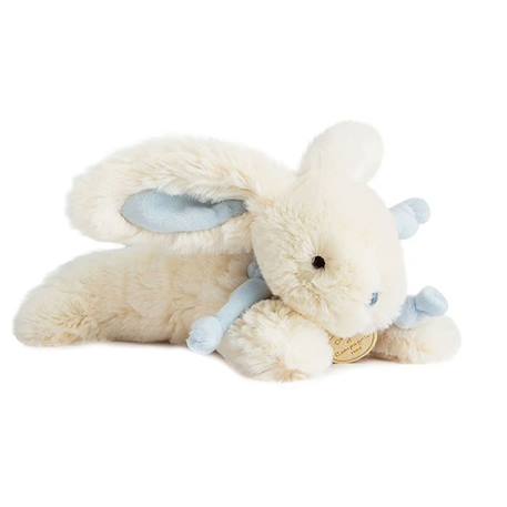 Doudou et Compagnie - Lapin Bonbon - Lapin Bonbon Bleu 20cm BLANC 3 - vertbaudet enfant 